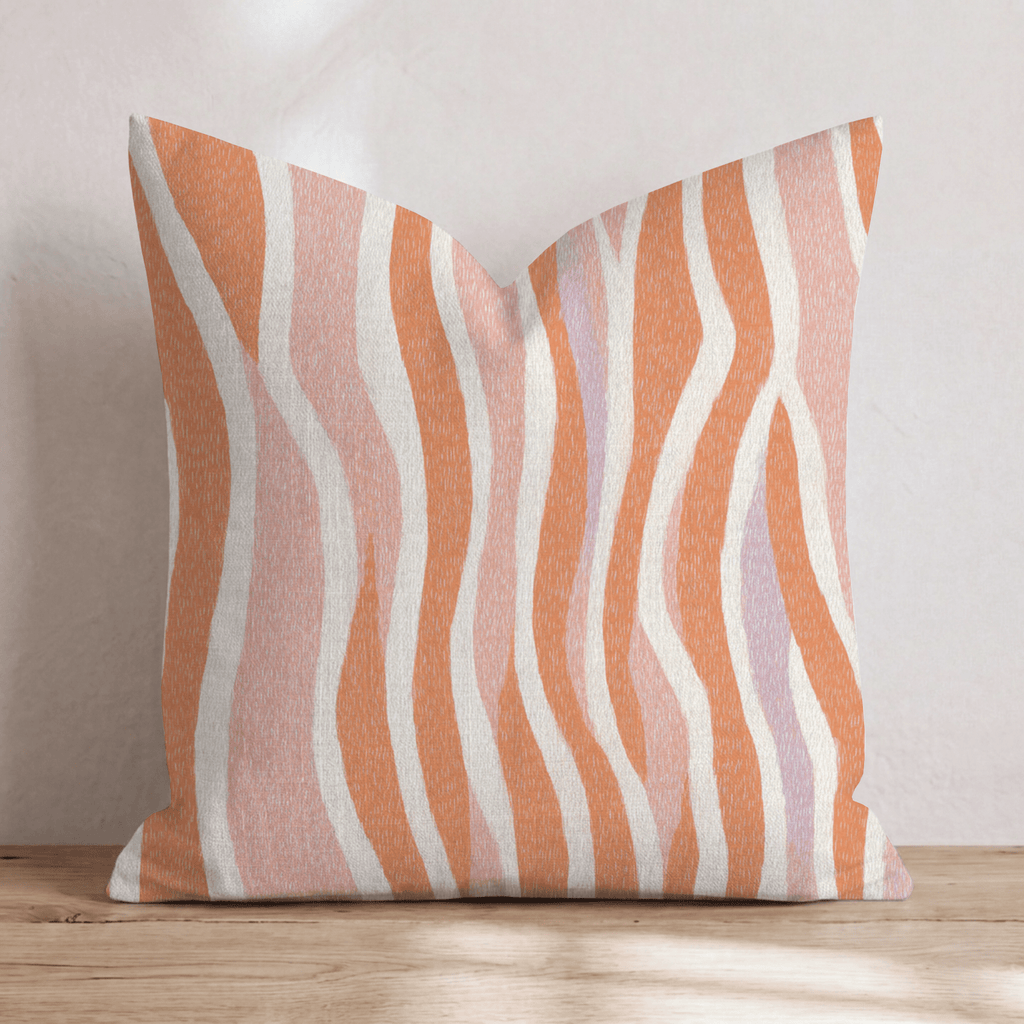 Rolling Sea Throw Pillow - Hillcroft Home