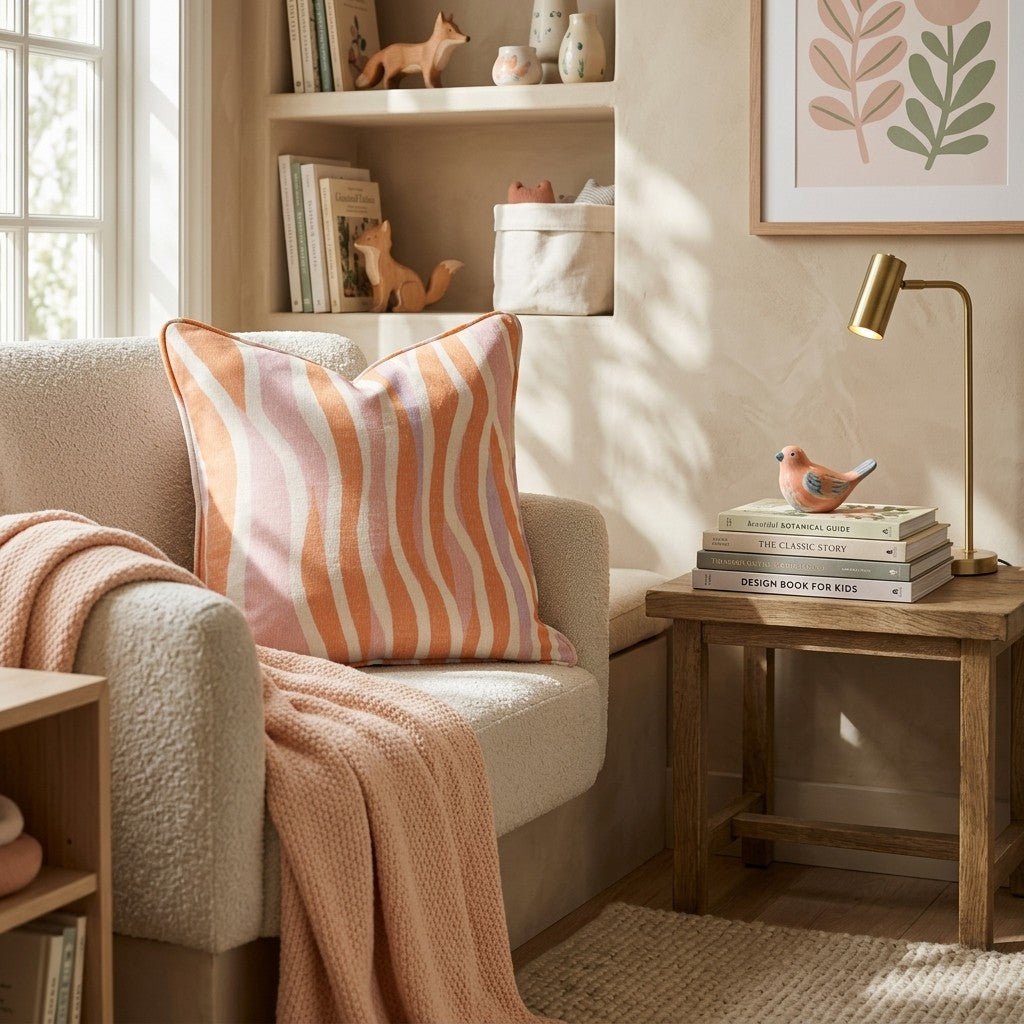 Rolling Sea Throw Pillow - Hillcroft Home