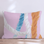 Ropes and Colors Throw Pillow - Hillcroft Home