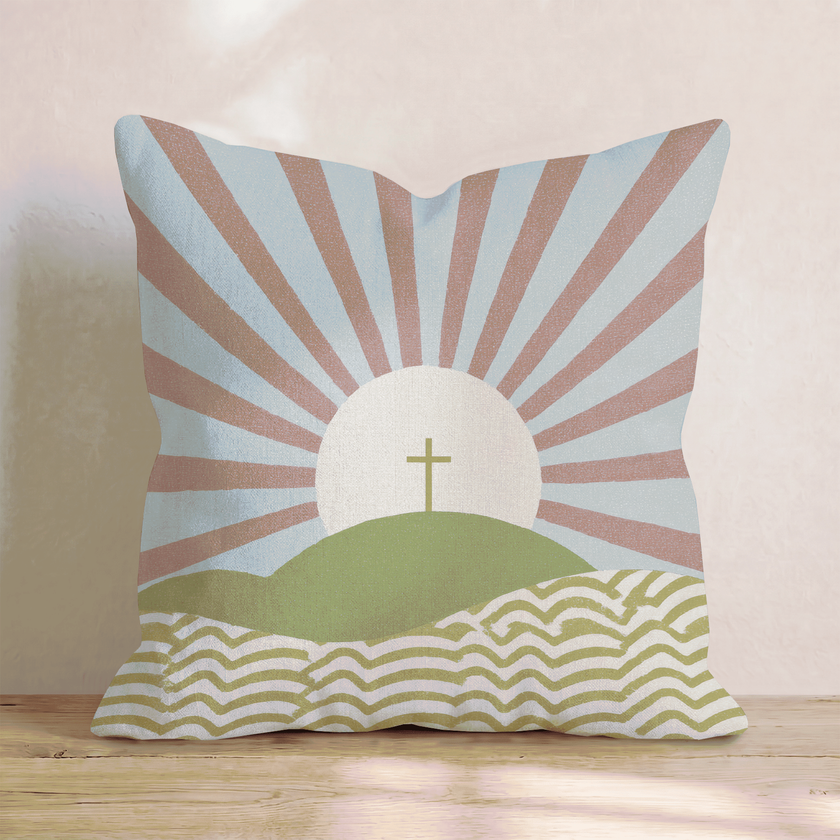 Rose Again Throw Pillow - Hillcroft Home