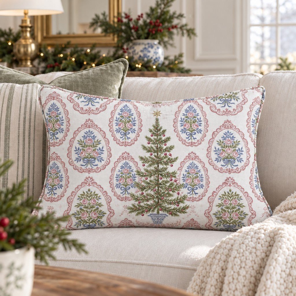 Rose Cameo Throw Pillow throw pillow - Hillcroft Home