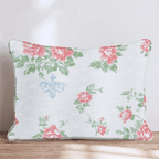 Rose Damask Throw Pillow - Hillcroft Home