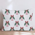 Rosette Bells Throw Pillow throw pillow - Hillcroft Home