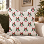 Rosette Bells Throw Pillow throw pillow - Hillcroft Home