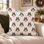 Rosette Bells Throw Pillow throw pillow - Hillcroft Home