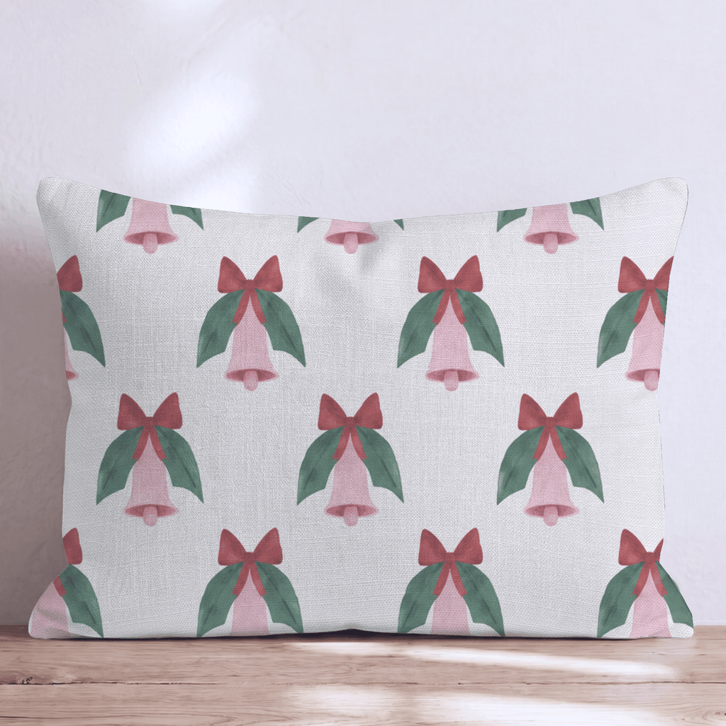 Rosette Bells Throw Pillow throw pillow - Hillcroft Home
