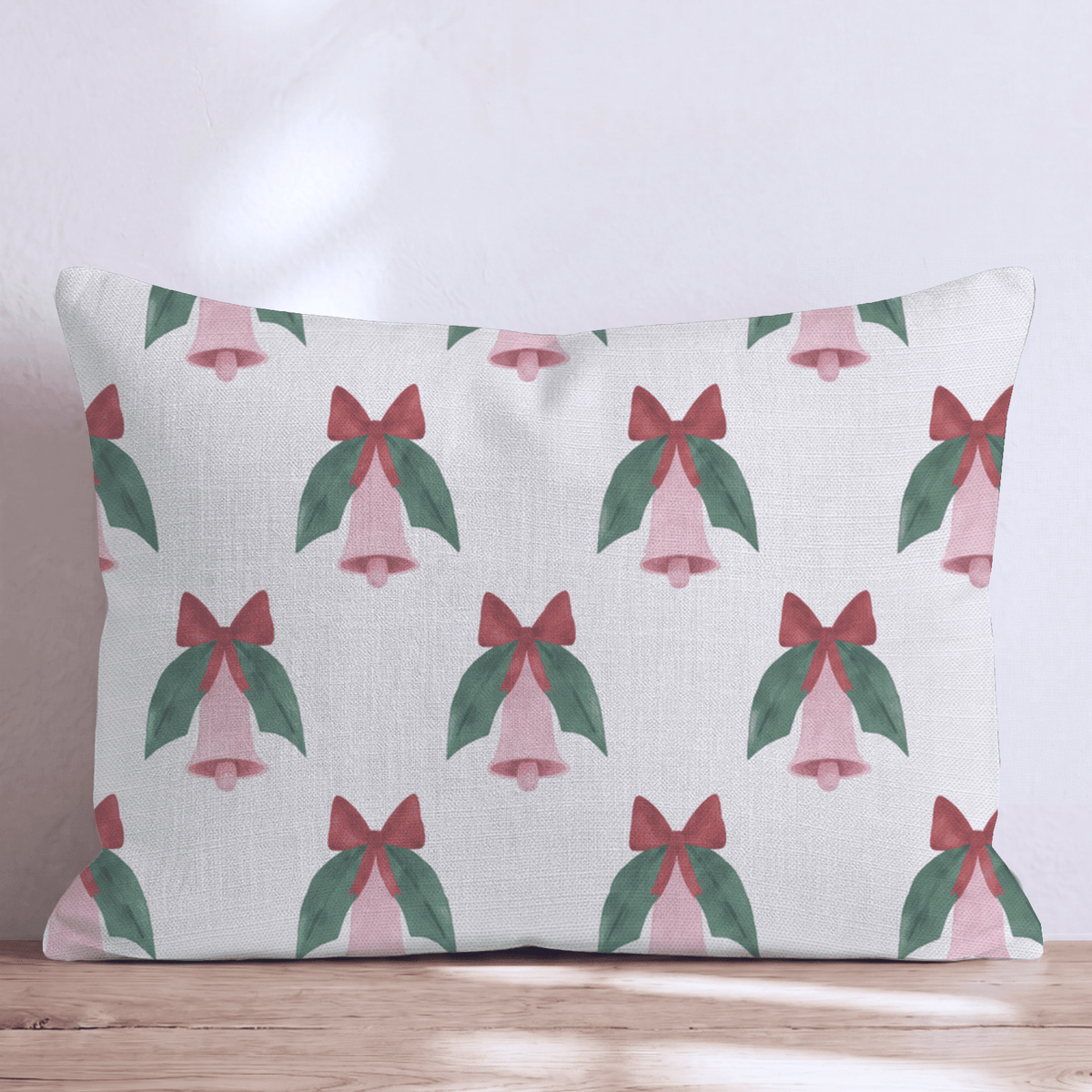 Rosette Bells Throw Pillow throw pillow - Hillcroft Home