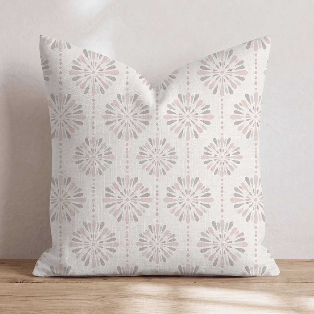 Rosette Throw Pillow throw pillow - Hillcroft Home