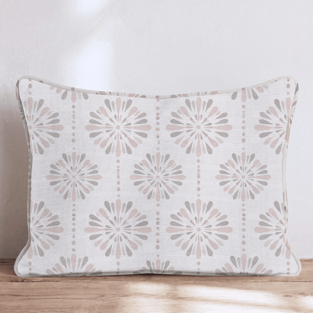 Rosette Throw Pillow throw pillow - Hillcroft Home