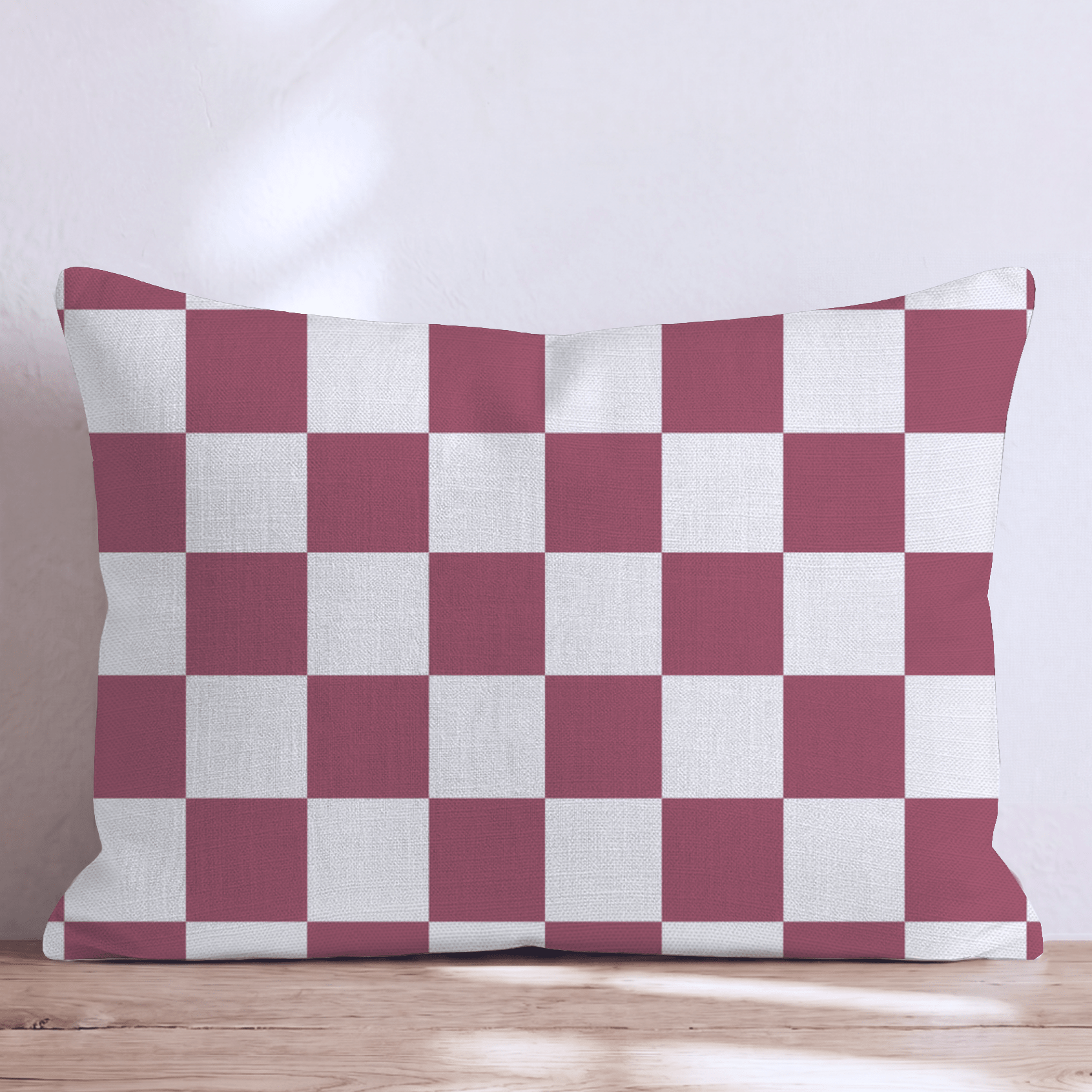 Rosie Check Throw Pillow - Hillcroft Home