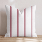 Rosie Stripes Throw Pillow - Hillcroft Home