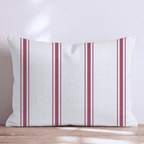 Rosie Stripes Throw Pillow - Hillcroft Home