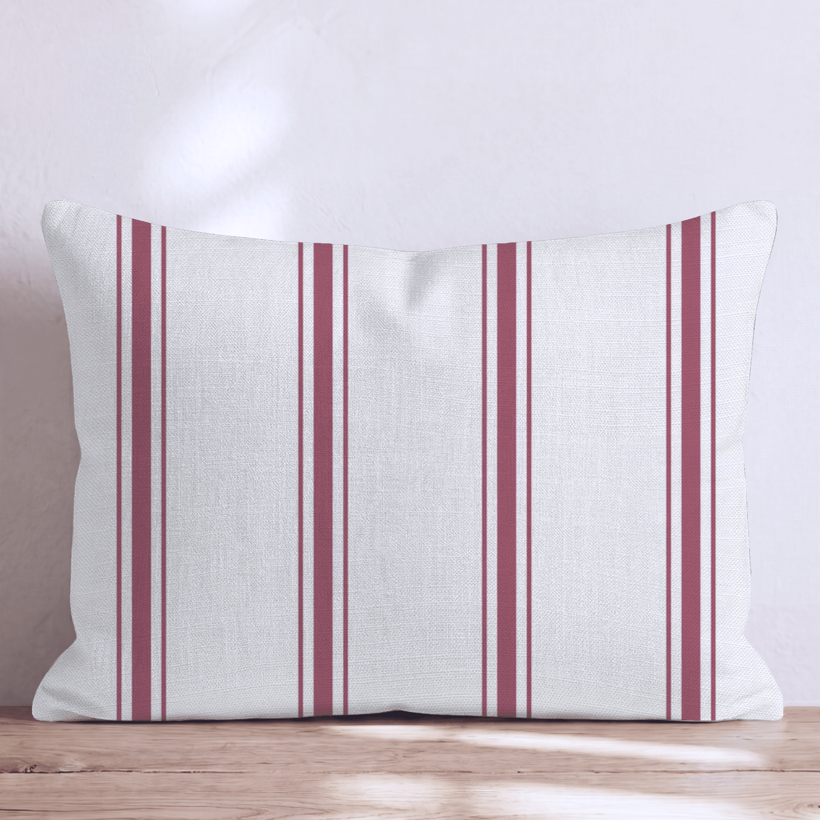 Rosie Stripes Throw Pillow - Hillcroft Home