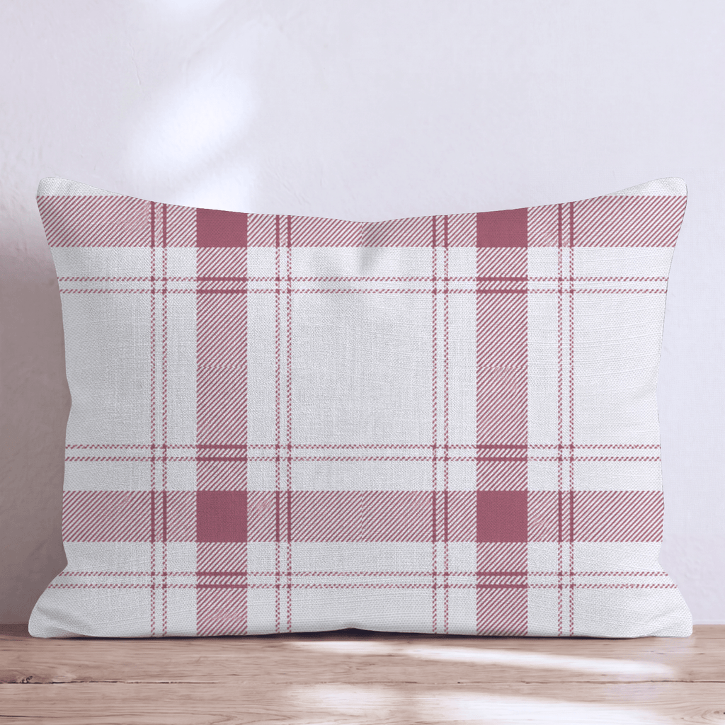 Rosie Tartan Throw Pillow - Hillcroft Home