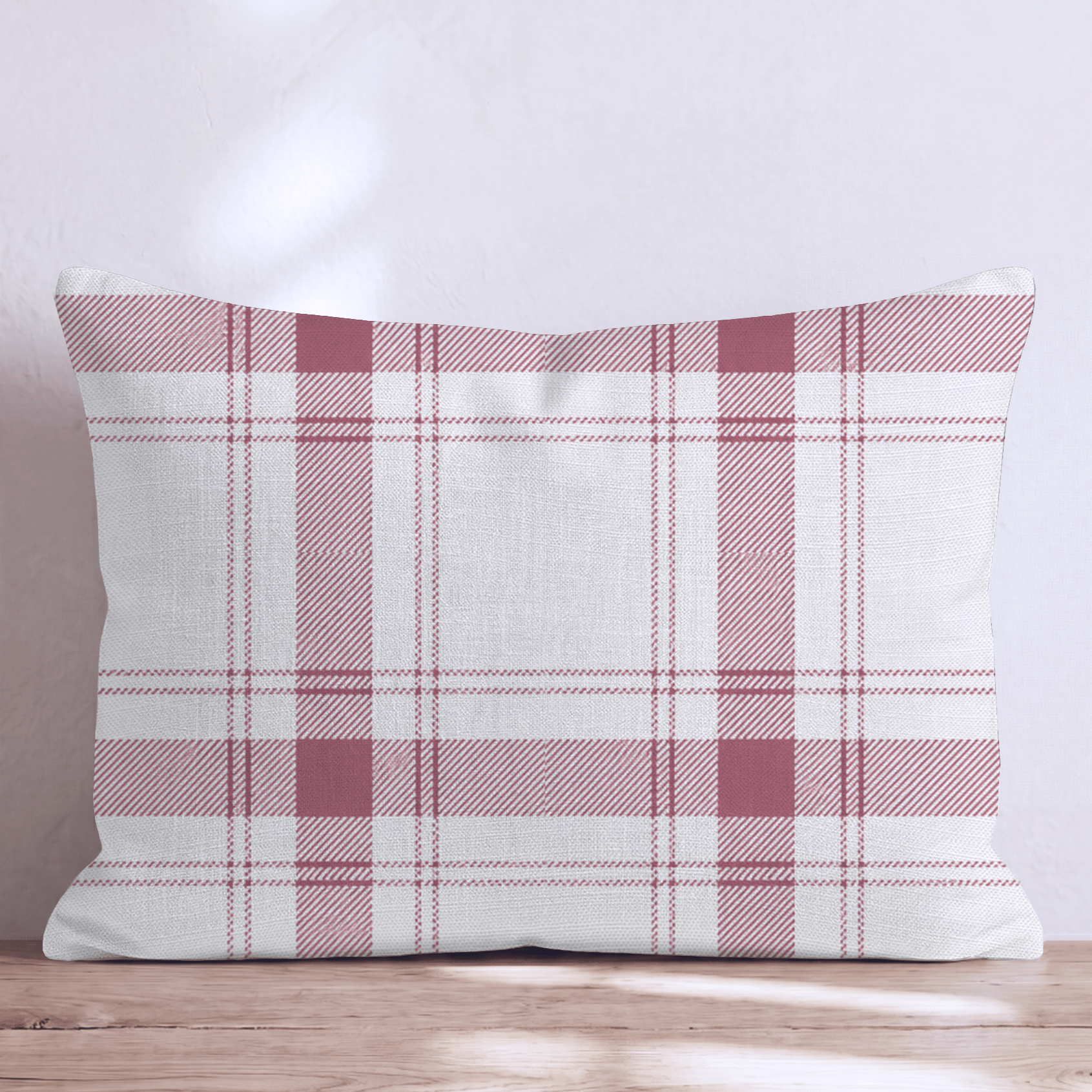 Rosie Tartan Throw Pillow - Hillcroft Home