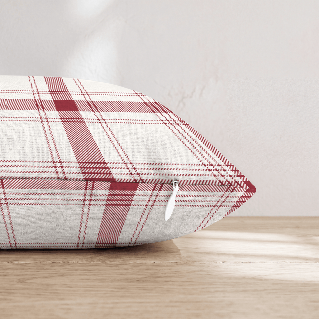 Rosie Tartan Throw Pillow - Hillcroft Home