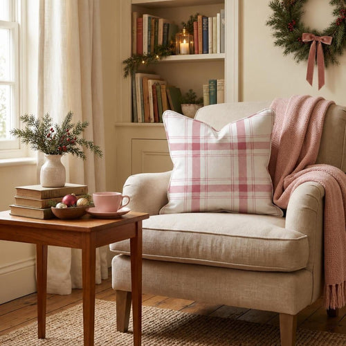 Rosie Tartan Throw Pillow throw pillow - Hillcroft Home