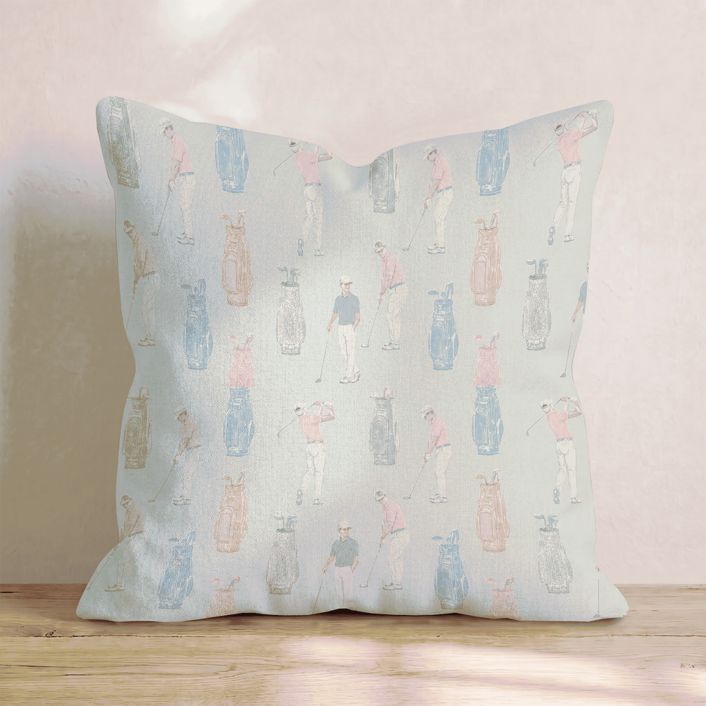 Round of Gold V3 Throw Pillow - Hillcroft Home