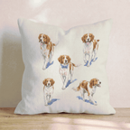 Running Brittany Throw Pillow - Hillcroft Home