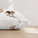 Running Cocker Spaniel Throw Pillow - Hillcroft Home