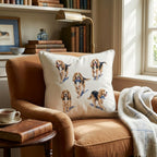 Running Cocker Spaniel Throw Pillow - Hillcroft Home