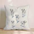 Running Dalmatian Throw Pillow - Hillcroft Home