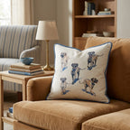 Running Great Danes Throw Pillow - Hillcroft Home