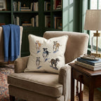 Running Greyhound Throw Pillow - Hillcroft Home