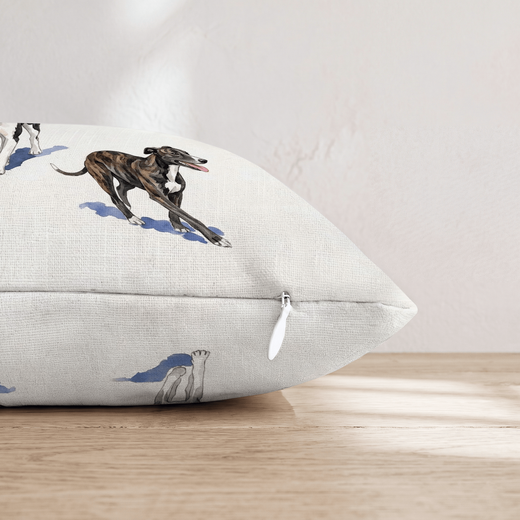 Running Greyhound Throw Pillow - Hillcroft Home