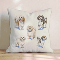 Running Havanese Throw Pillow - Hillcroft Home