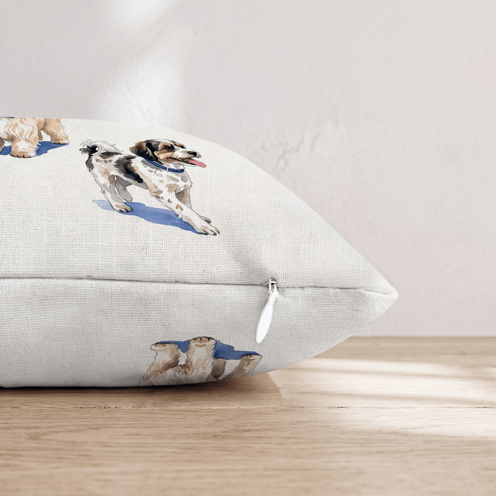 Running Havanese Throw Pillow - Hillcroft Home