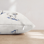 Running Maltese Throw Pillow - Hillcroft Home