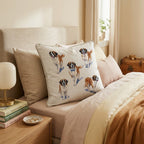 Running Saint Bernard Throw Pillow - Hillcroft Home