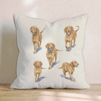 Running Vizsla Throw Pillow - Hillcroft Home