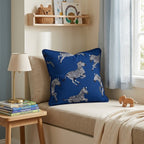 Running Zebras Throw Pillow - Hillcroft Home