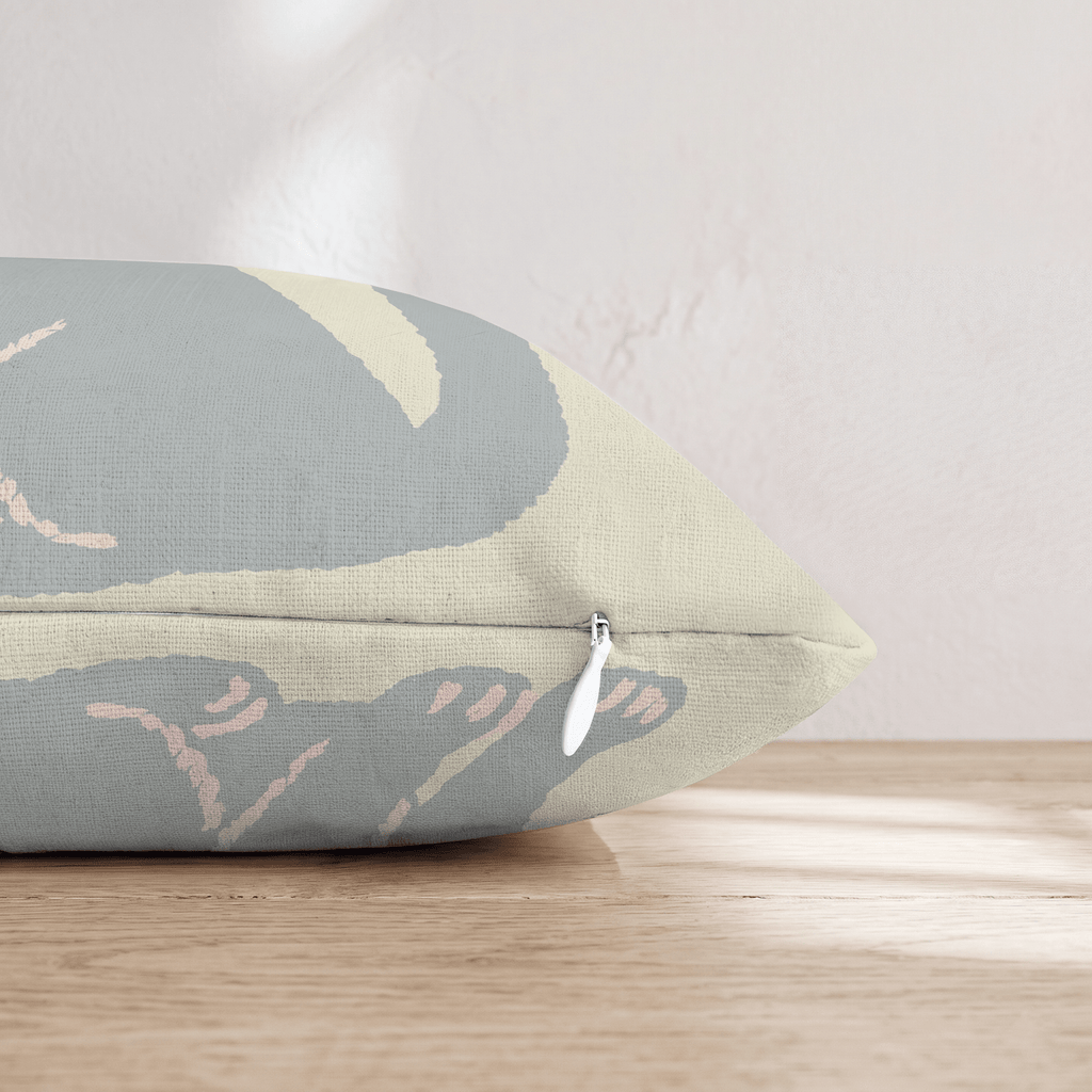 Russian Blue Throw Pillow - Hillcroft Home