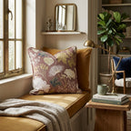 Rusted Rose Throw Pillow - Hillcroft Home