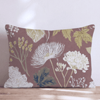Rusted Rose Throw Pillow - Hillcroft Home