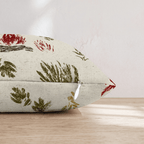 Rustic Bonfire & Sprig Throw Pillow - Hillcroft Home