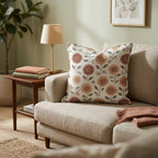Rustic Sunflower Rows Throw Pillow - Hillcroft Home