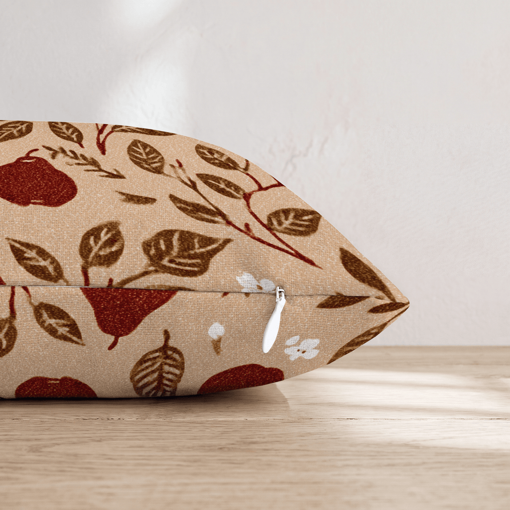 Rustin Pear & Berry Orchard Throw Pillow - Hillcroft Home