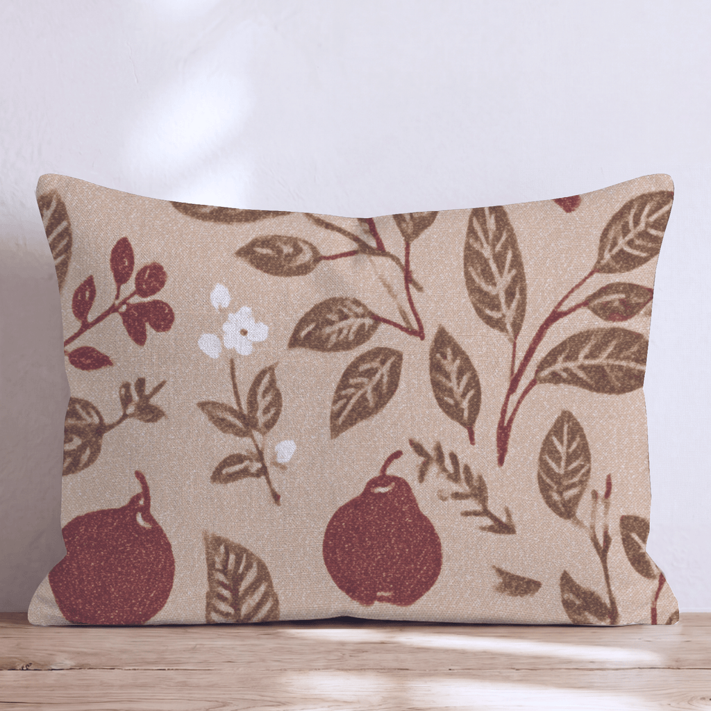 Rustin Pear & Berry Orchard Throw Pillow - Hillcroft Home