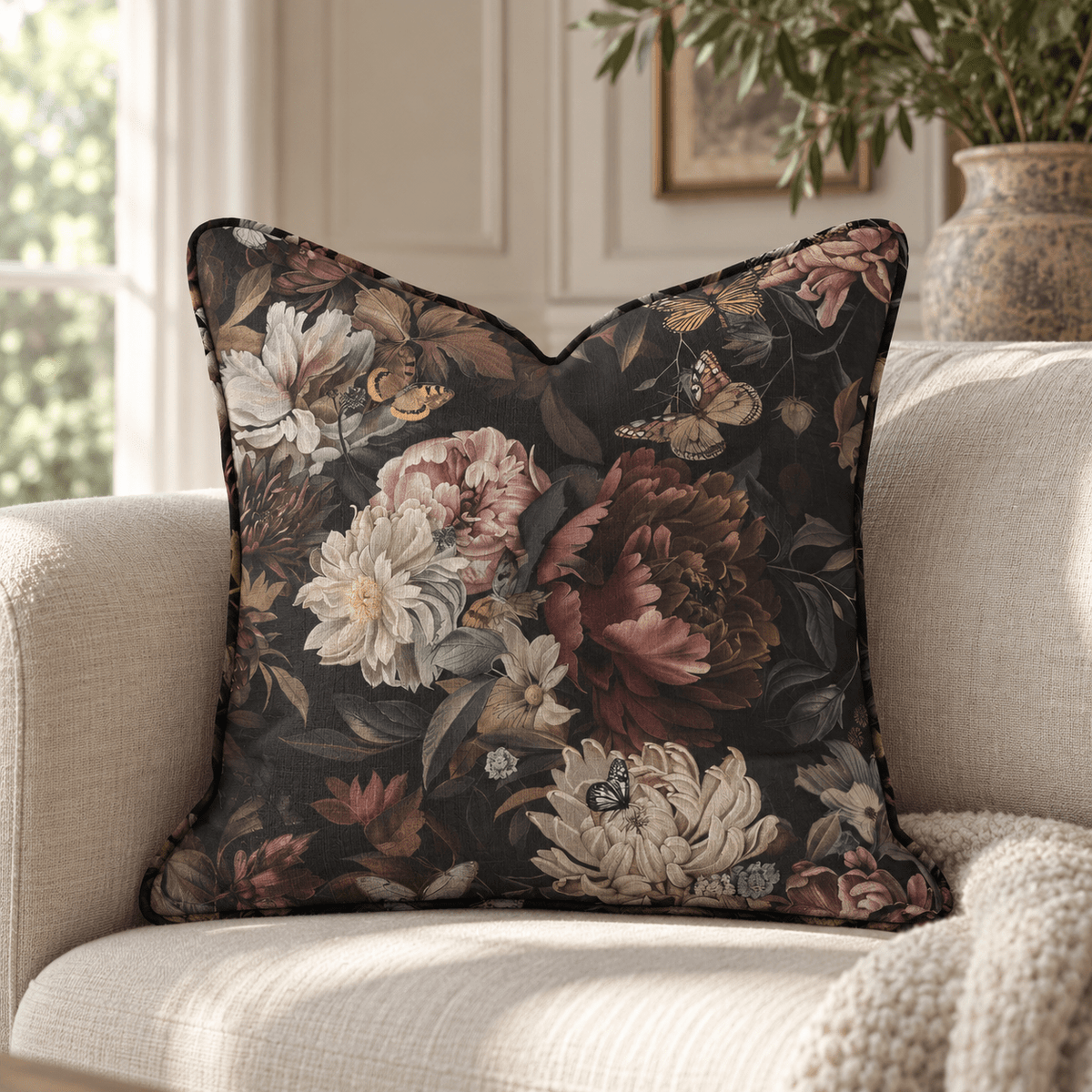 Sable Throw Pillow throw pillow - Hillcroft Home