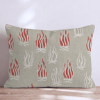 Sage Bonfire Throw Pillow - Hillcroft Home