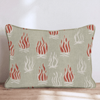 Sage Bonfire Throw Pillow - Hillcroft Home