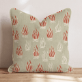 Sage Bonfire Throw Pillow - Hillcroft Home
