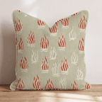 Sage Bonfire Throw Pillow - Hillcroft Home