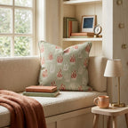 Sage Bonfire Throw Pillow - Hillcroft Home