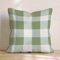 Sage Buffalo Check Throw Pillow - Hillcroft Home