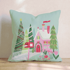 Sage Cottage Mailbox Lane Throw Pillow - Hillcroft Home